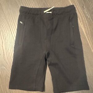 Molo Black Elastic Waist Shorts